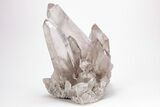 Smoky Lemurian Quartz Crystal Cluster - Large Crystals #212486-2
